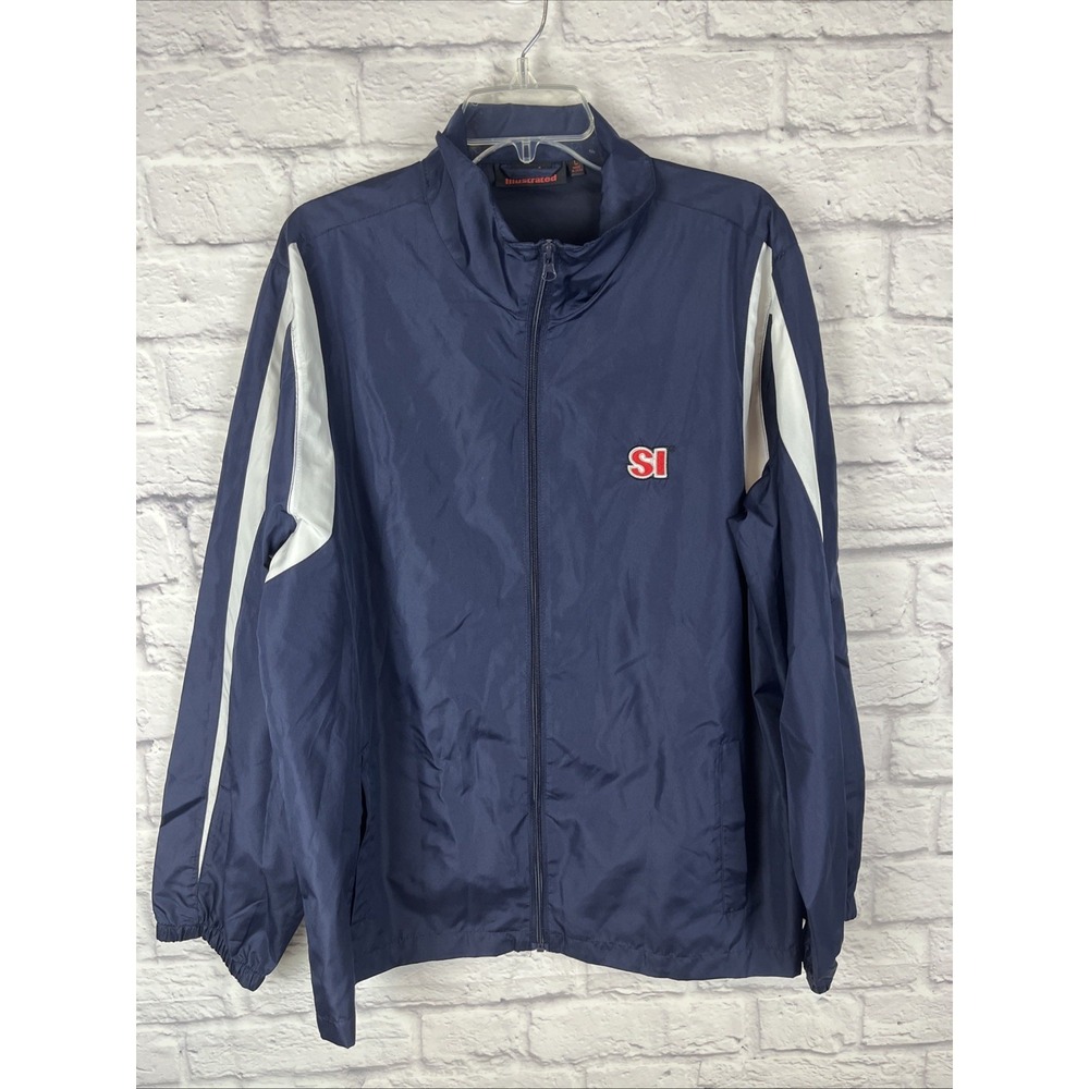 Sports Illustrated Vintage Men's Full Zip Lightweight Windbreaker Size Large